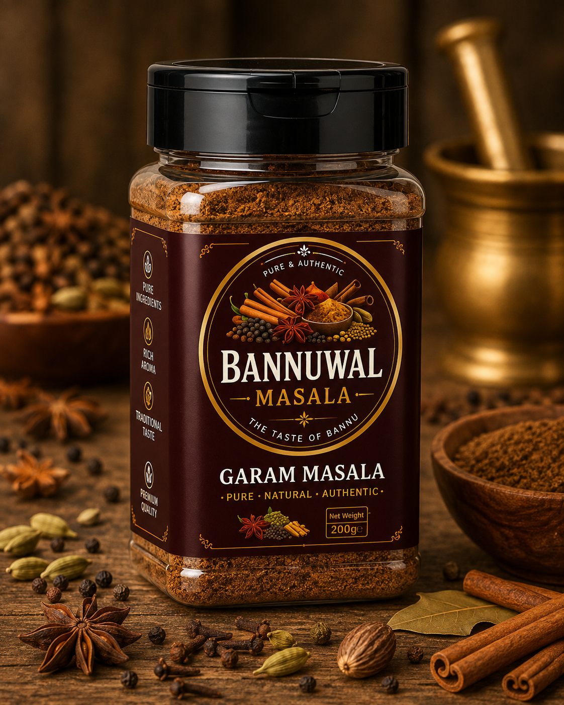 Bannuwal Garam Masala jar