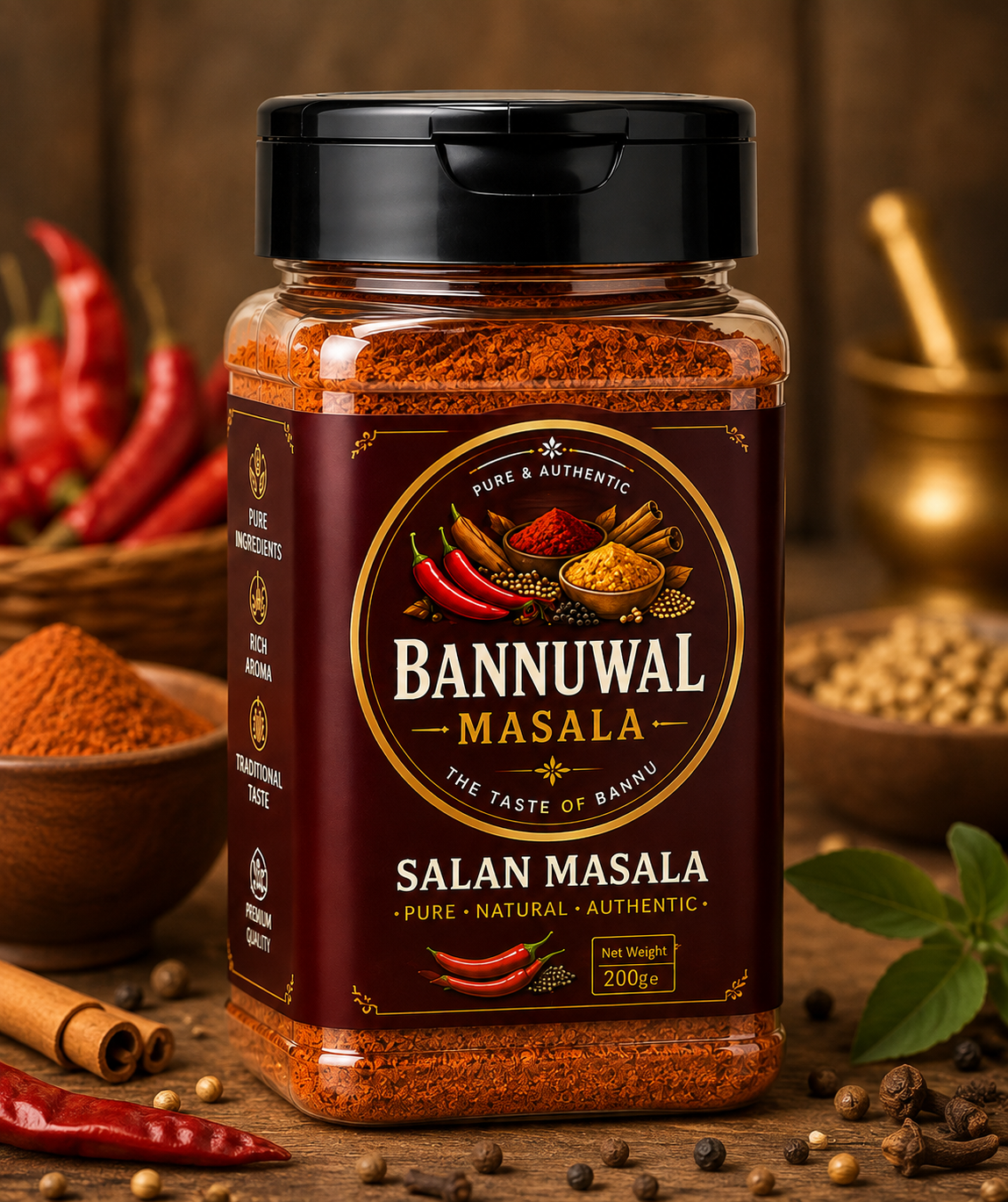 Bannuwal Salan Masala jar