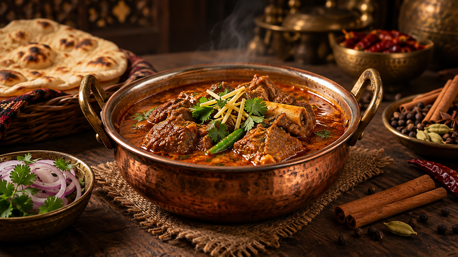 Authentic richly flavored curry